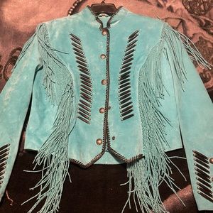 Women’s leather coat